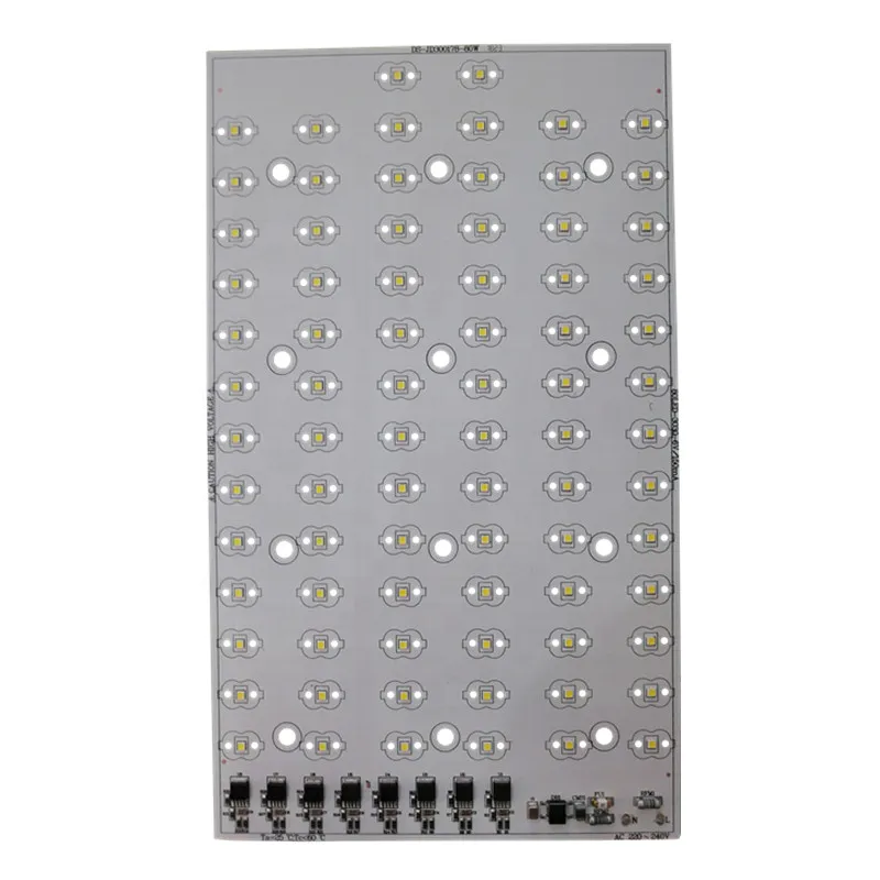 100 LM/W CE RoHs Certification AC 220V EMC 3030 LEDs DOB Driverless 60W LED Square PCB PCBA Linear Module for LED Streetlight