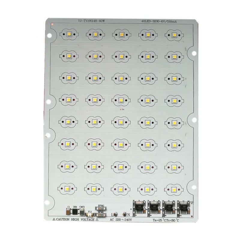 115lm/W CE RoHs certification AC 220V LEDs DOB driverless 40W led square pcb pcba smd linear module for LED Streetlight