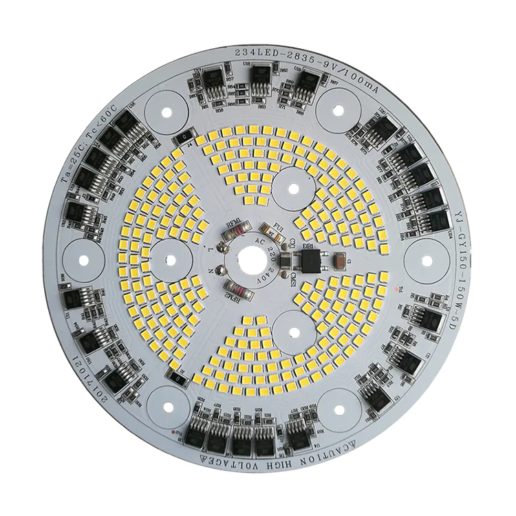 CE-LVD certified 3-Year Warranty 110 Lm/W 150W High Power Smd Round White DOB AC Led Module for Workshop and Mining Light