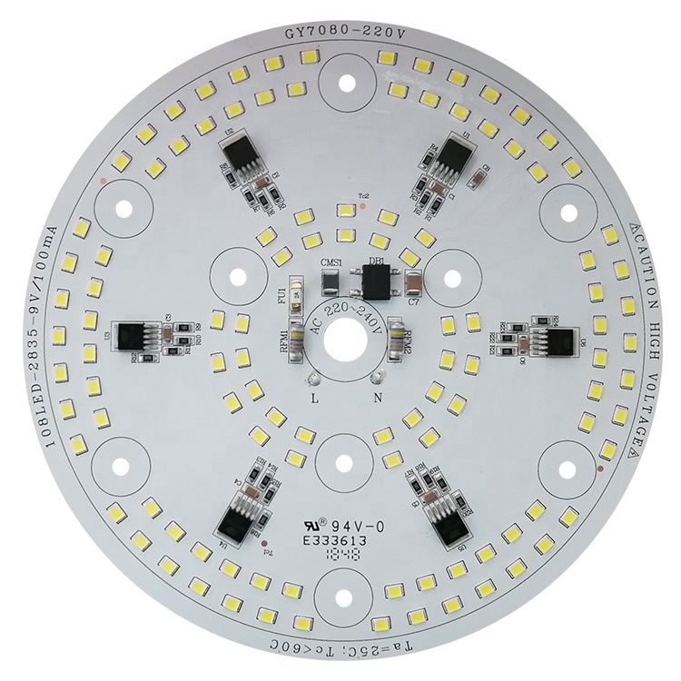 Ac 110v 220V 70W 120 lm/W dob driverless led module pcb pcba for LED Projection Light and Floodlight
