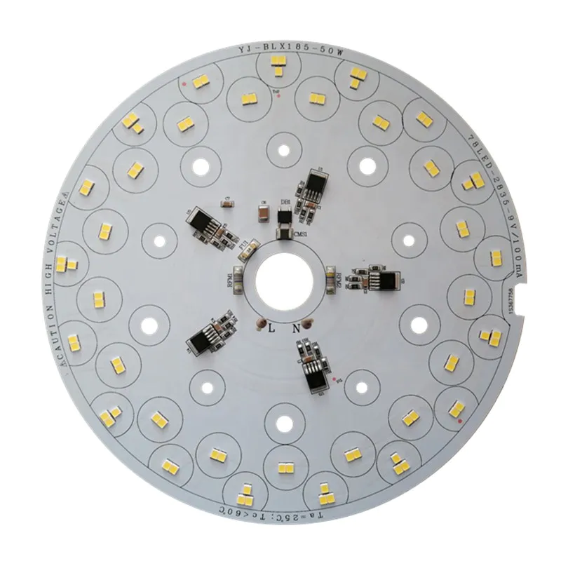 110lm/W High Quality 50W Ra 80 CE RoHS Certification 220V AC Pcb Input Led Module for LED Mine Light