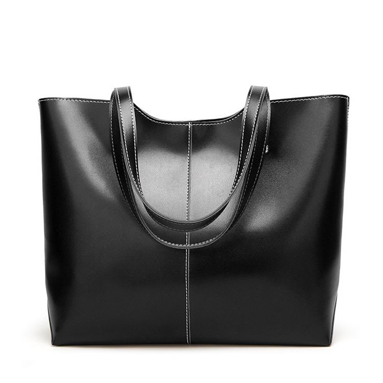 Osgoodway2 Retro Oil Wax Leather Tote Fashion Handbag 2020 Leather Bags Women Handbags For Ladies