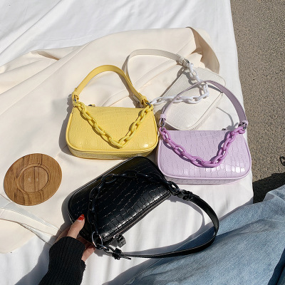 Osgoodway2 Stone pattern simple casual women crossbody bag custom bags western stylish leather handbags for girl