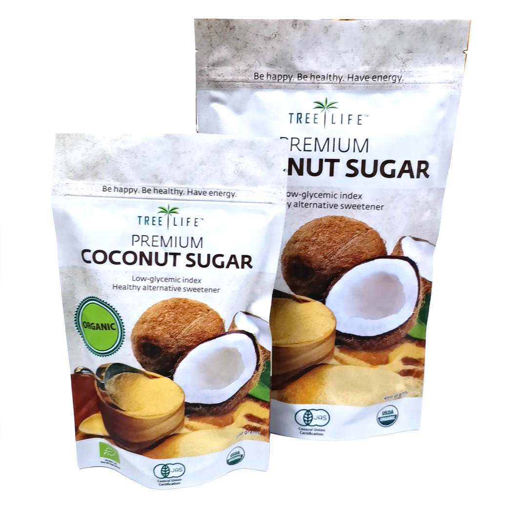 Customized Matt Zipper Stand up pouch For Coconut sugar/Candy
