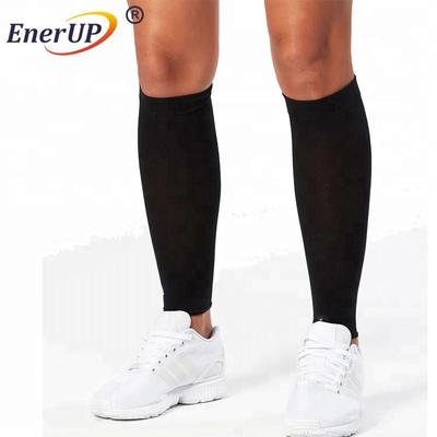 copper nylon infused shin compression support calf leg sleeve