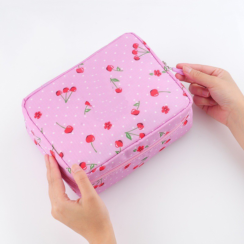 New fashion Women Cosmetic Bag Multi function Organizer Waterproof Portable Makeup Bag Travel Necessity Beauty Case Wash Pouch
