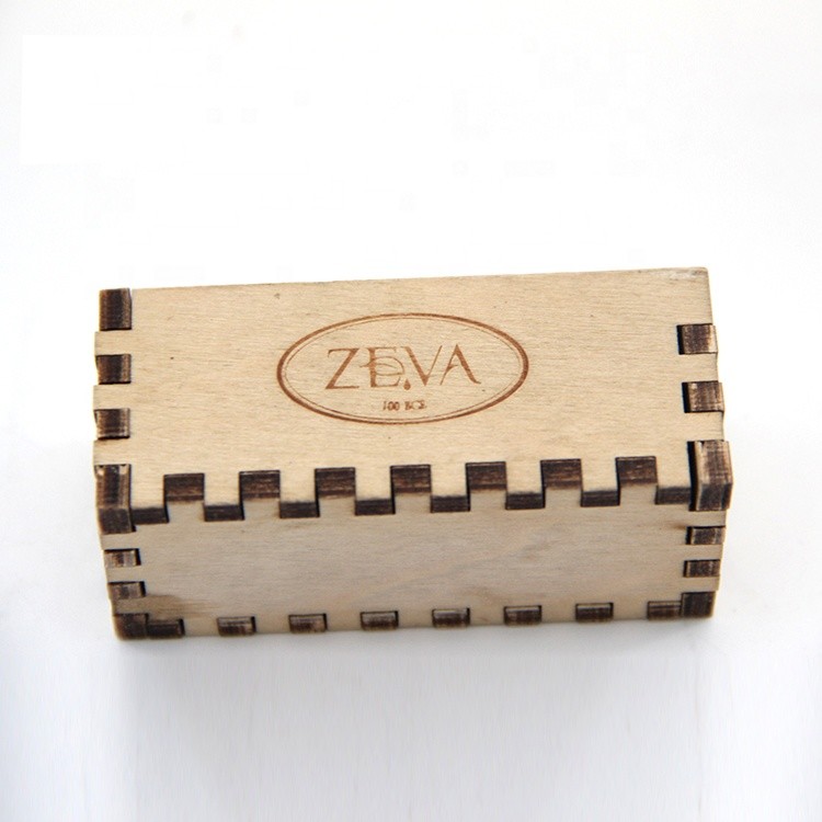 Natural recycle wooden crafts essential oil storage gift box