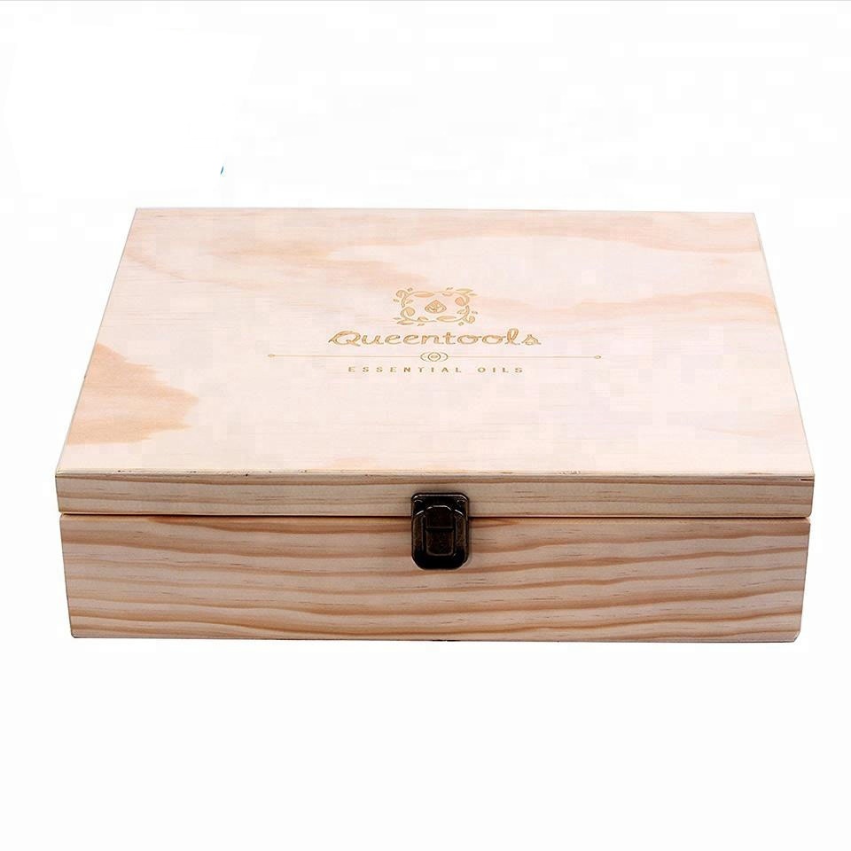 Superior and exquisite Essential Oil Wood Organizer Wooden Packing Storage Box