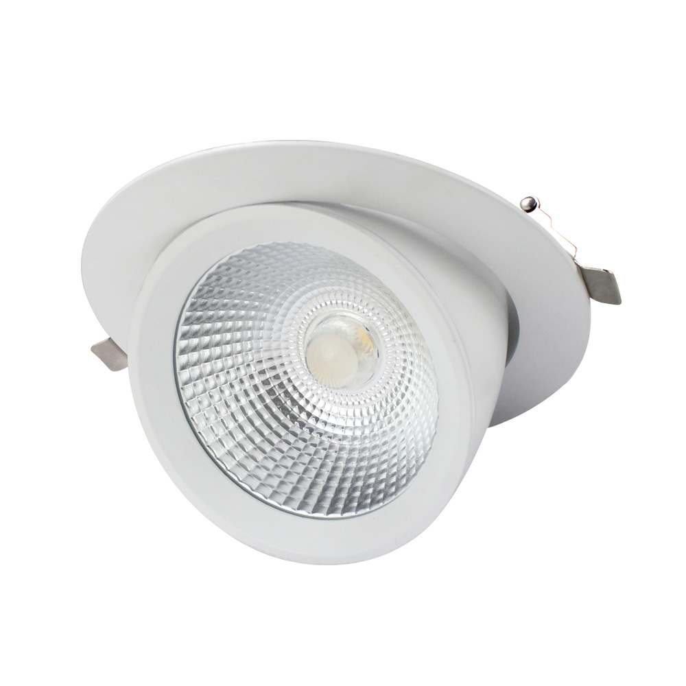 Factory supply led gimbal 6 inch 30w cob downlight led for residential lighting