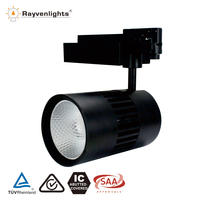 CE Rohs Approved 40w 50W COB LED track light , RA>83
