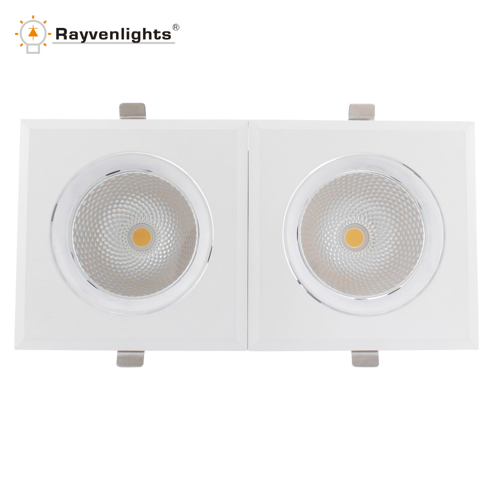 SAA/CE dimmable cob led downlight with beam angle 45 degree