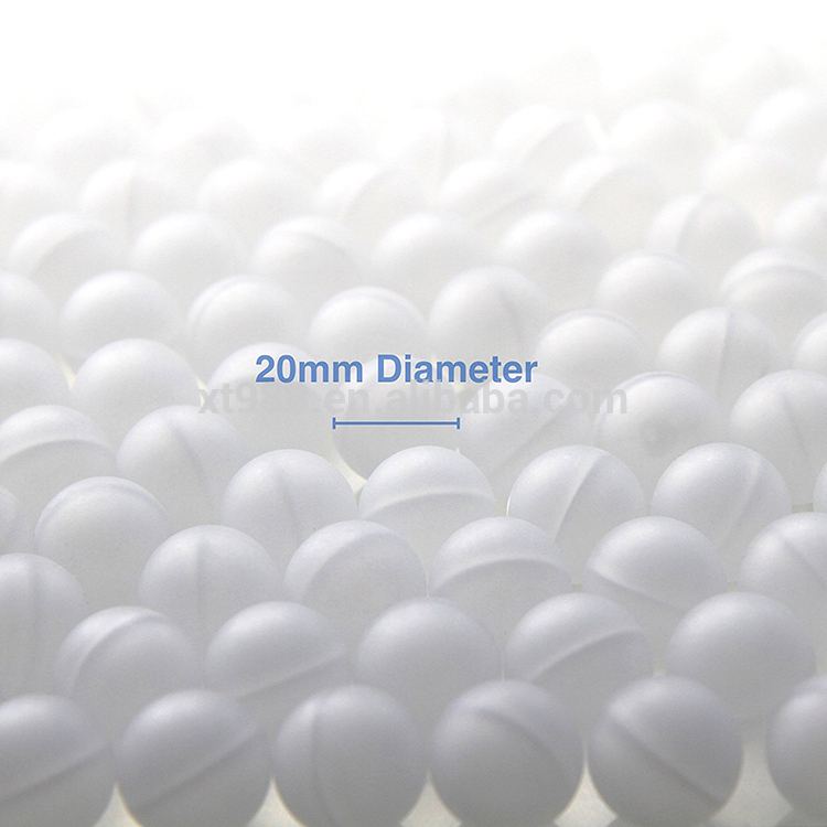 XINTAO 20mm BPA Free 250 Polypropylene PP Balls Sous Vide water balls plastic floatation ball