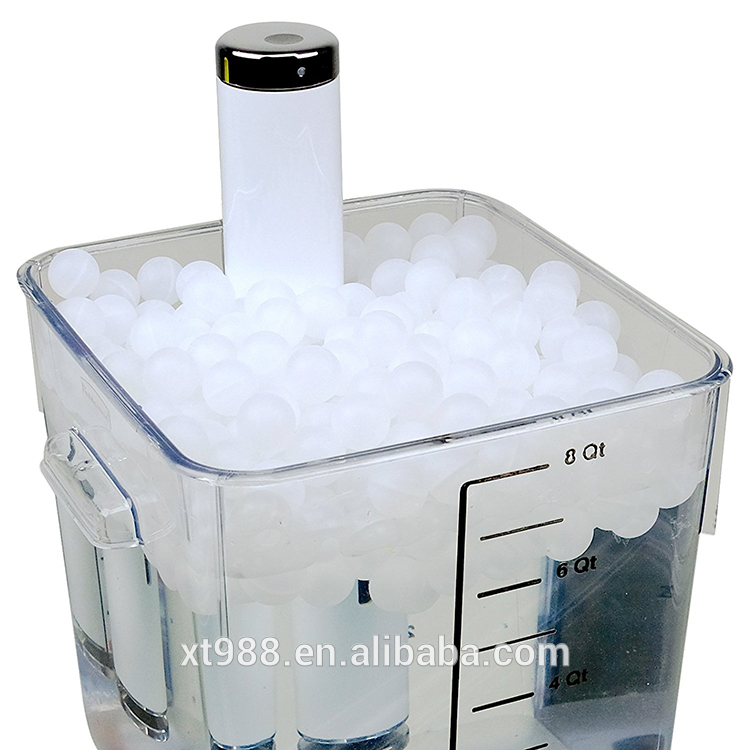 XINTAO PP Food Grade Plastic Sous Vide Cooking Water Ball plastic floatation ball