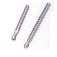 HRC60 NM-2EP tungsten steel 2 flute square long neck coated end mill cnc milling cutter for copper and aluminum alloy