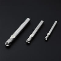 Nigel Tungsten Carbide 2 Flutes Aluminium Tapered Ball Nose Milling Cutters
