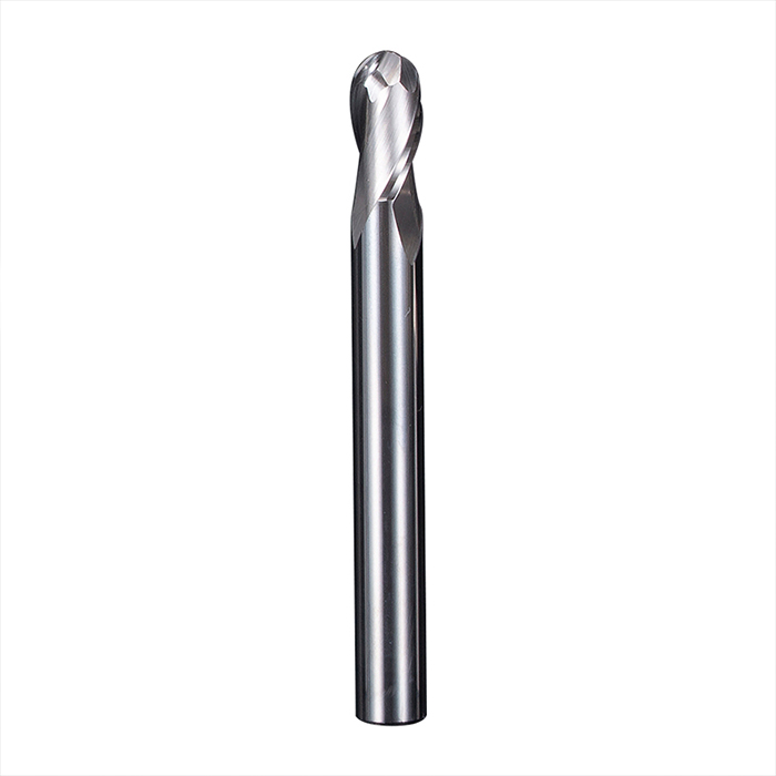 MANF 2 Flute Long End Mill HRC65 R2mm R3mm R4mm Ball Nose End Mills Tungsten Steel Milling Machining Sprial Milling Cutter