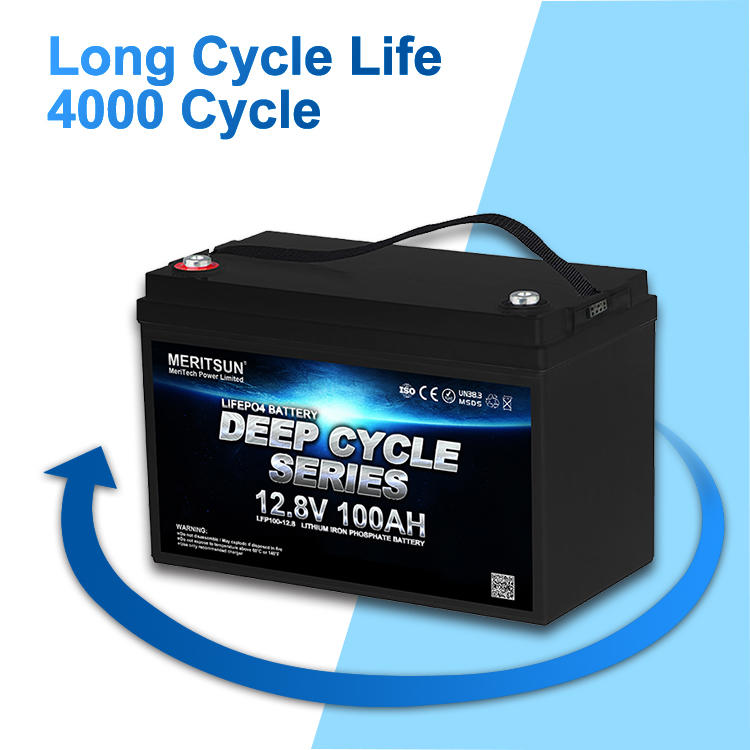 More than 4000 cycles 100ah 12v lifepo4 rv battery with BMS for RV/solar system