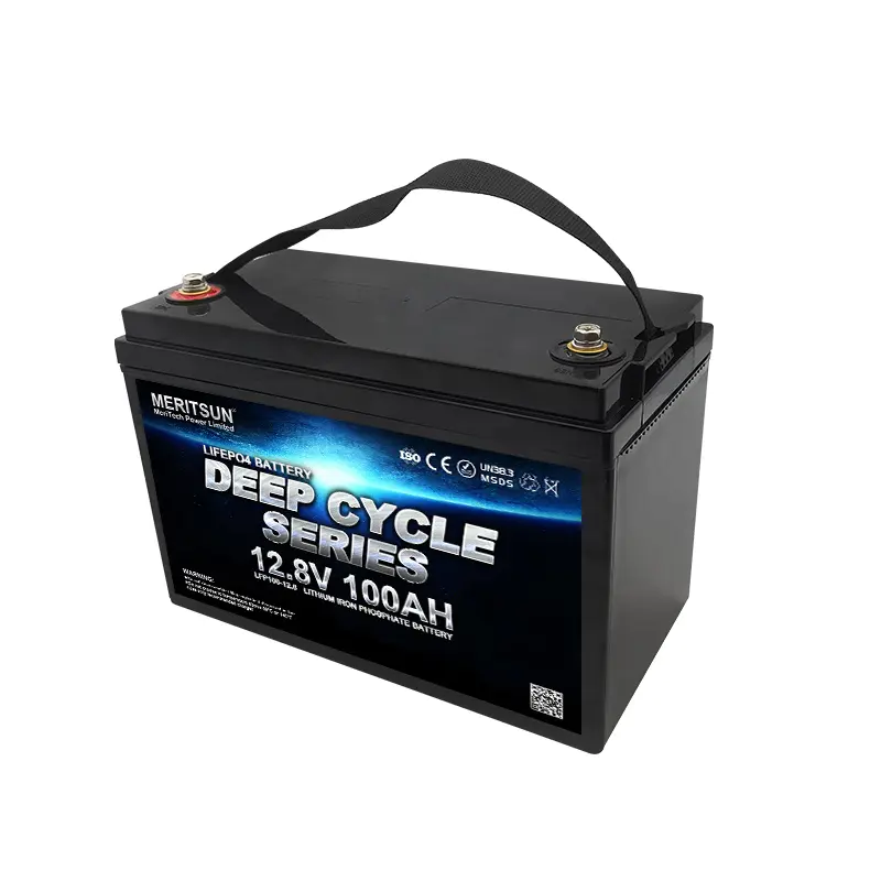 2021 Hot Sale BMS Built-In Deep Cycle Lithium Ion Batteries Long Life RV UPS 12v 100ah Lifepo4 Battery Pack
