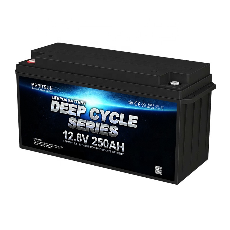 Meritsun Deep Cycle Lithium Storage Battery 12V 200ah 250ah BOATS
