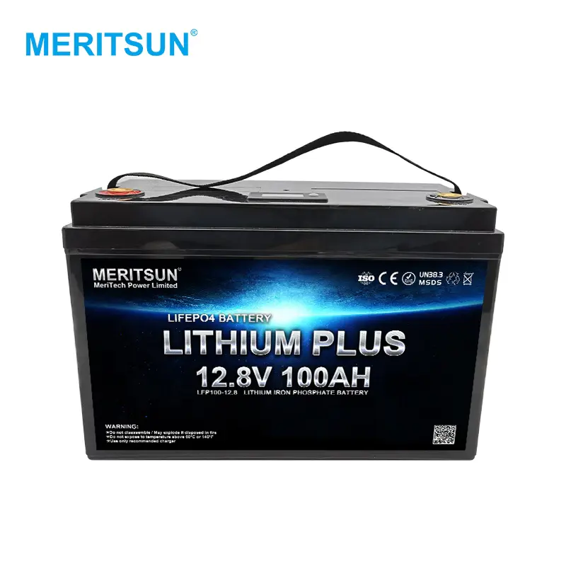 LCD Display Rechargeable liFePO4 battery pack 12v 100ah lipo lithium ion battery with BMS