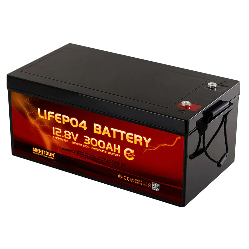 High capacity lifepo4 12v 300ah lithium ion battery pack for solar power system/yacht/golf carts/rv