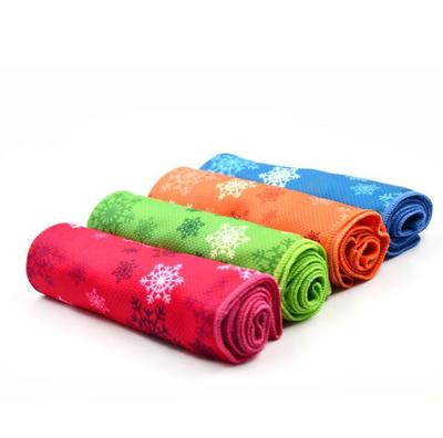 Magic Microfiber Outdoor Sports Ice Printed Cooling Towel