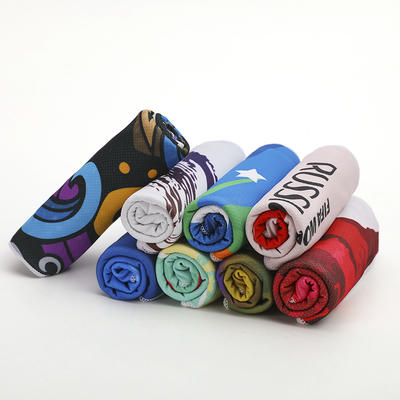 Microfiber Outdoor Sports Ice Printed Cooling Towel