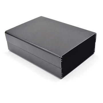 Customized black anodized extruded aluminum case
