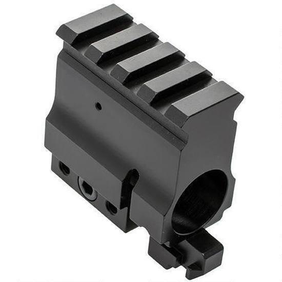 AD Factory Price Aluminum Gas Block with Rail CNC Machined Accessories Part