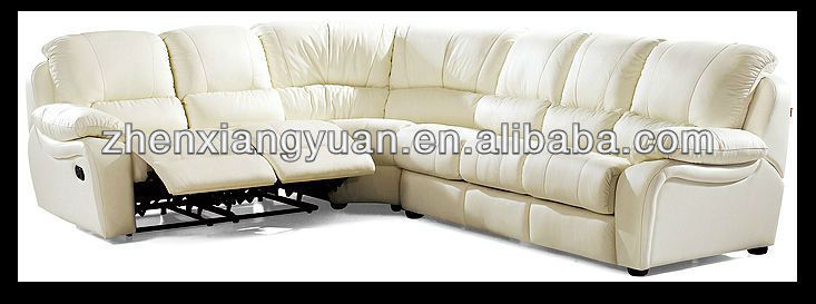 2015 Living room sofa home furniture recliner leather sofa cum bed designs