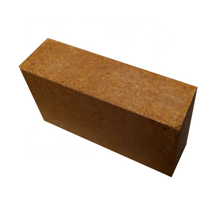 High Purity Refractory Fired Magnesite Brick Price for Cement Kiln and Glass Furnace Factory