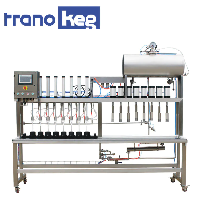 product-Trano-double head automatic keg draft cleaning and filling machine equipment line-img