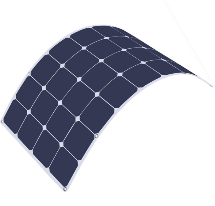 Easy installation best Sunpower flexible solar panel 12v Semi flexi Panels 100w