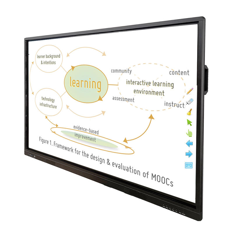 Best Sale 55 65 75 inch quality 4K Smart Board wall panelLCD multi touch interactive
