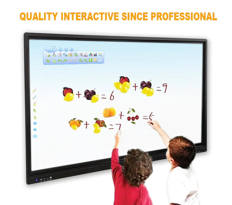 Best Prices LED Interactive Response System School 4K Smart TV Panels Whiteboard for Education