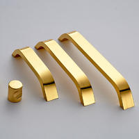 Modern gold T bar pulls knobs forkitchen cabinet