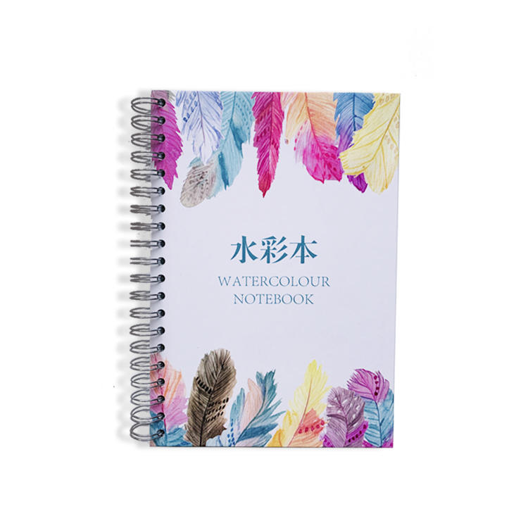 product-Wholesale Custom Fashion Hardback Hardcover Spiral Blank Black Sketch Book A3 A4 A5 Sketchbo-1