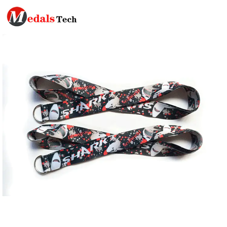 Heat Transfer Sublimation Removable cartoon lanyard for kids