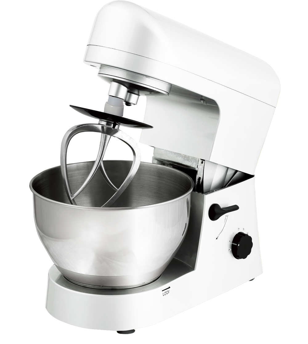 Multi-function cake dough mixer with 5L stainless steel bowl
