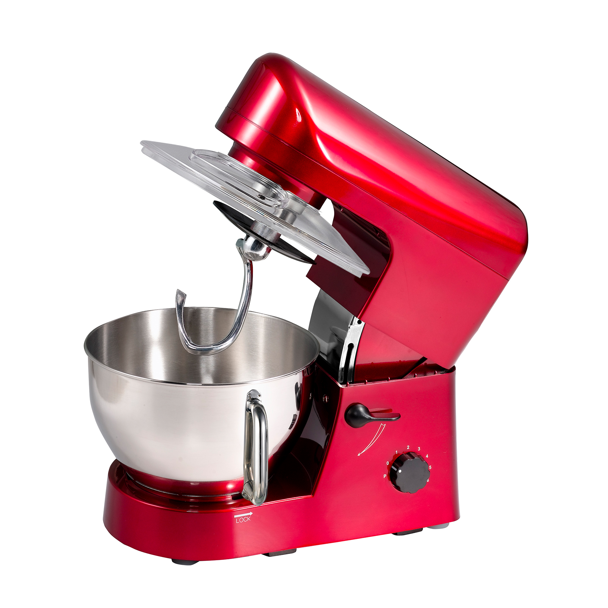 5L1200W kitchen appliances stand mixer with full metal gear system
