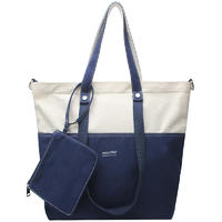 Korean style women's canvas casual handbag large capacity durable