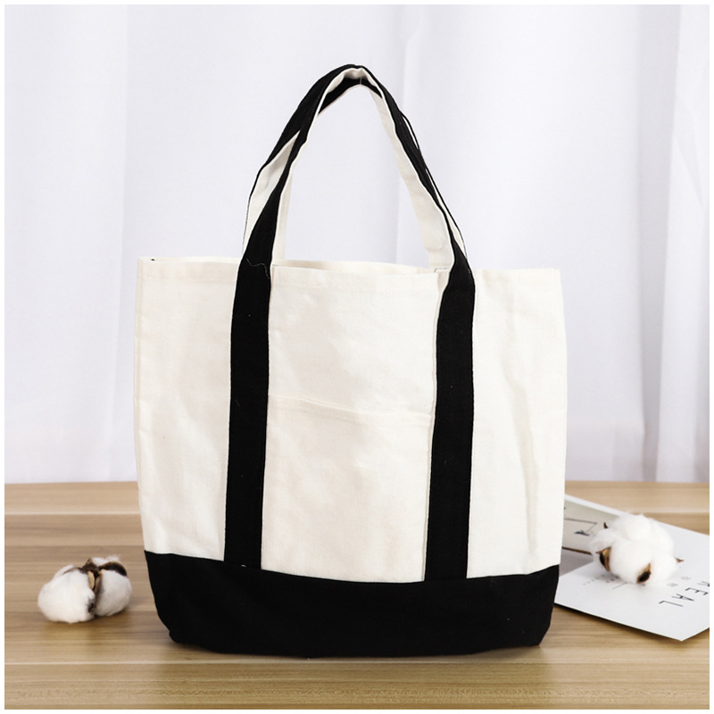 Custom logo canvas bagRecyclable Shopping Tote bag