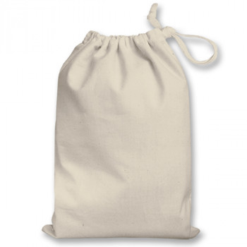 High class cotton cloth large fabric drawstring bag made in China