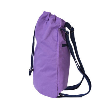 Promotional Custom Logo Canvas Drawstring Backpack, Shopping Sports Gym bag