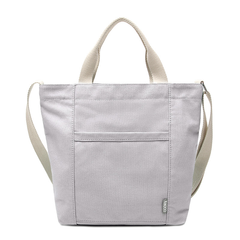 2019 new female simple shoulder canvas casual handbag