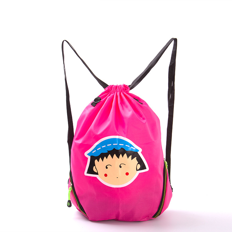 New oxford carton drawstring backpack for school children bag and supermarket shopping