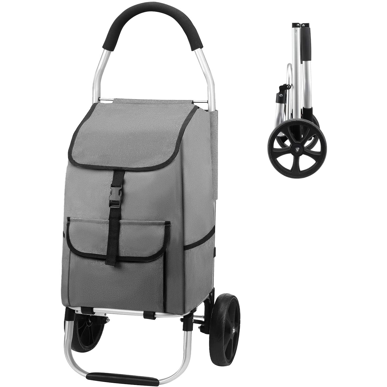 Promotional Foldable Shopping Trolley Bags with Detachable Bag