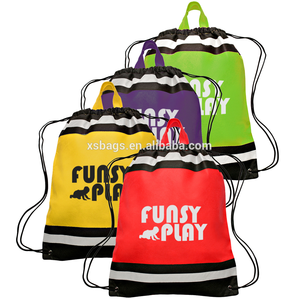 XS-2266 Sturdy Sports Non woven Drawstring Backpack Bag