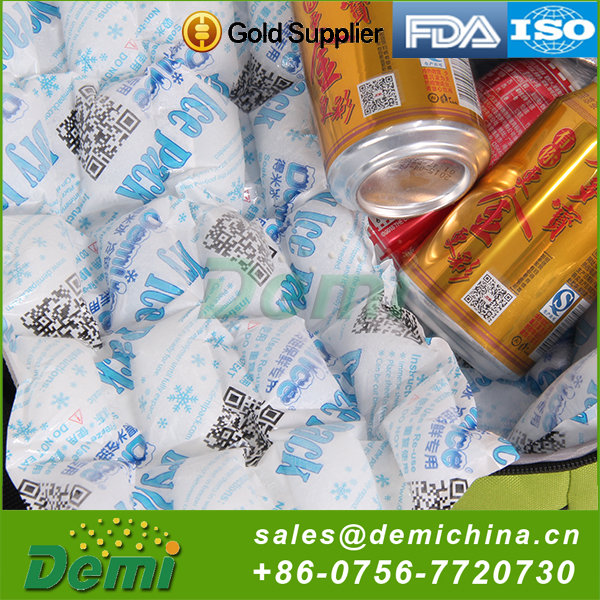 Factory manufacture various disposable plastic ice pack bag