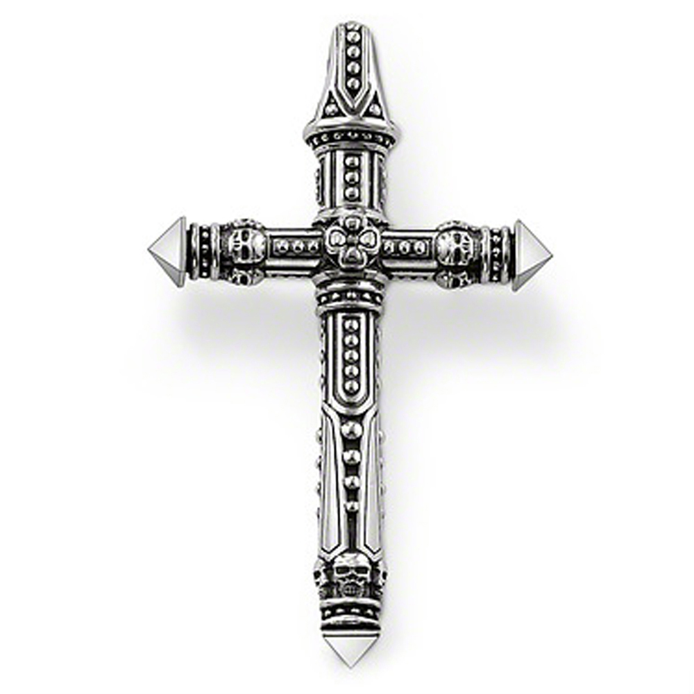Costume jewelry cross design material to make necklaces